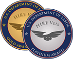 HIRE Vets Gold and Platinum Awards