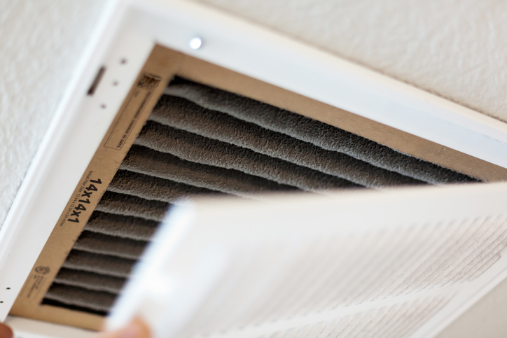 Dirty Air Filter in A/C unit
